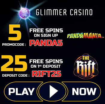 Glimmer Casino No Deposit Bonus Codes